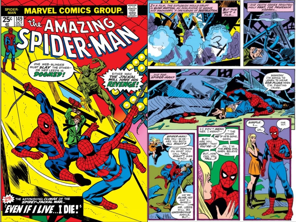 The first appearance of Ben Reilly in Amazing Spider-Man #149 from 1975.