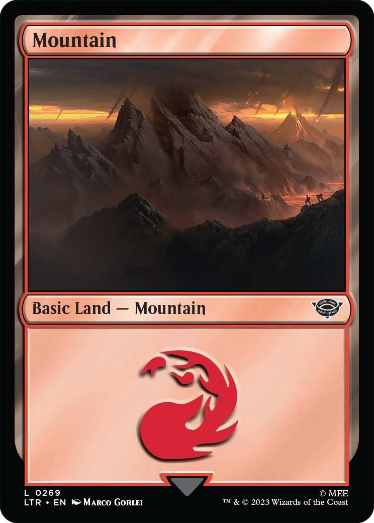 Lord of the Rings: Tales of Middle-earth basic land card