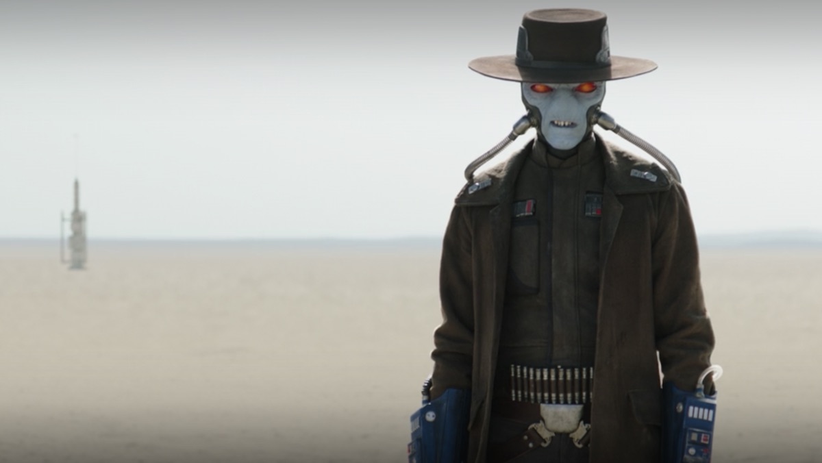 Cad Bane stares down Cobb Vanth on The Book of Boba Fett