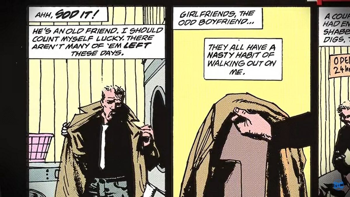 comic panel from hellblazer #51 where constantine admits that he is queer