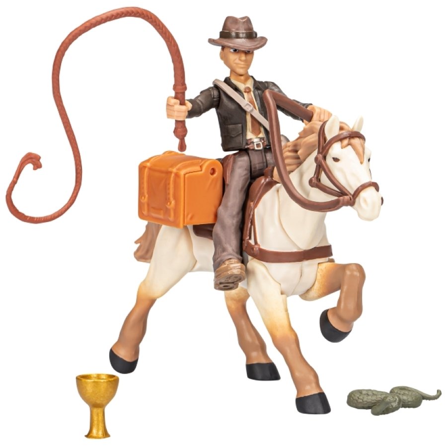 Indiana Jones action figure with horse from the new Hasbro line