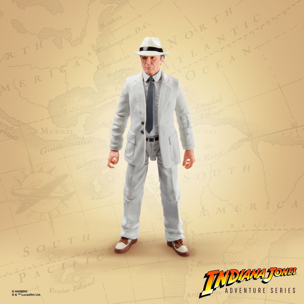 René Emile Belloq action figure from the Indiana Jones Adventure series from Hasbro.