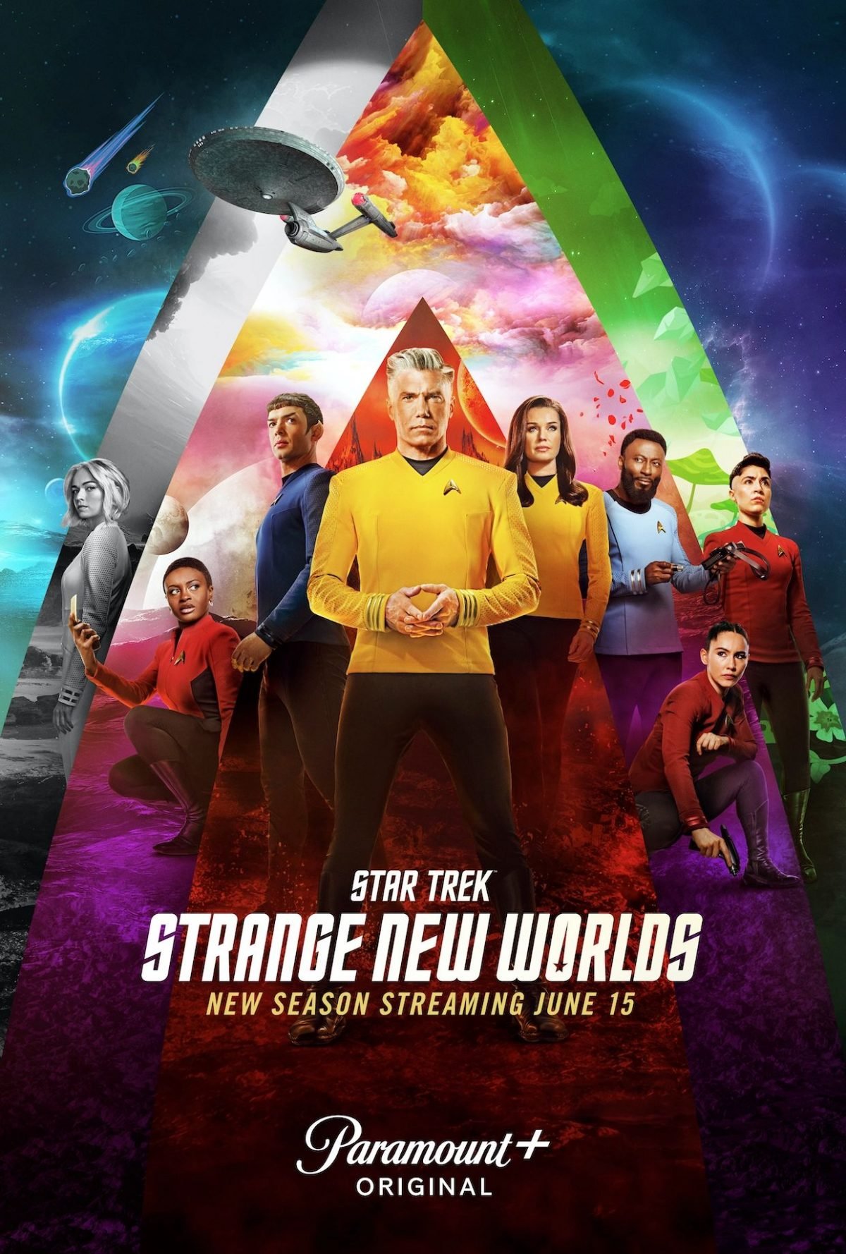 Star Trek Season 2 Strange New Worlds full crew poster