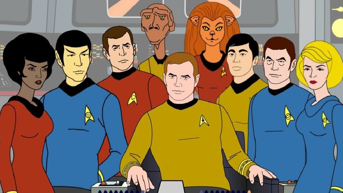 The main characters of Star Trek: The Animated Series