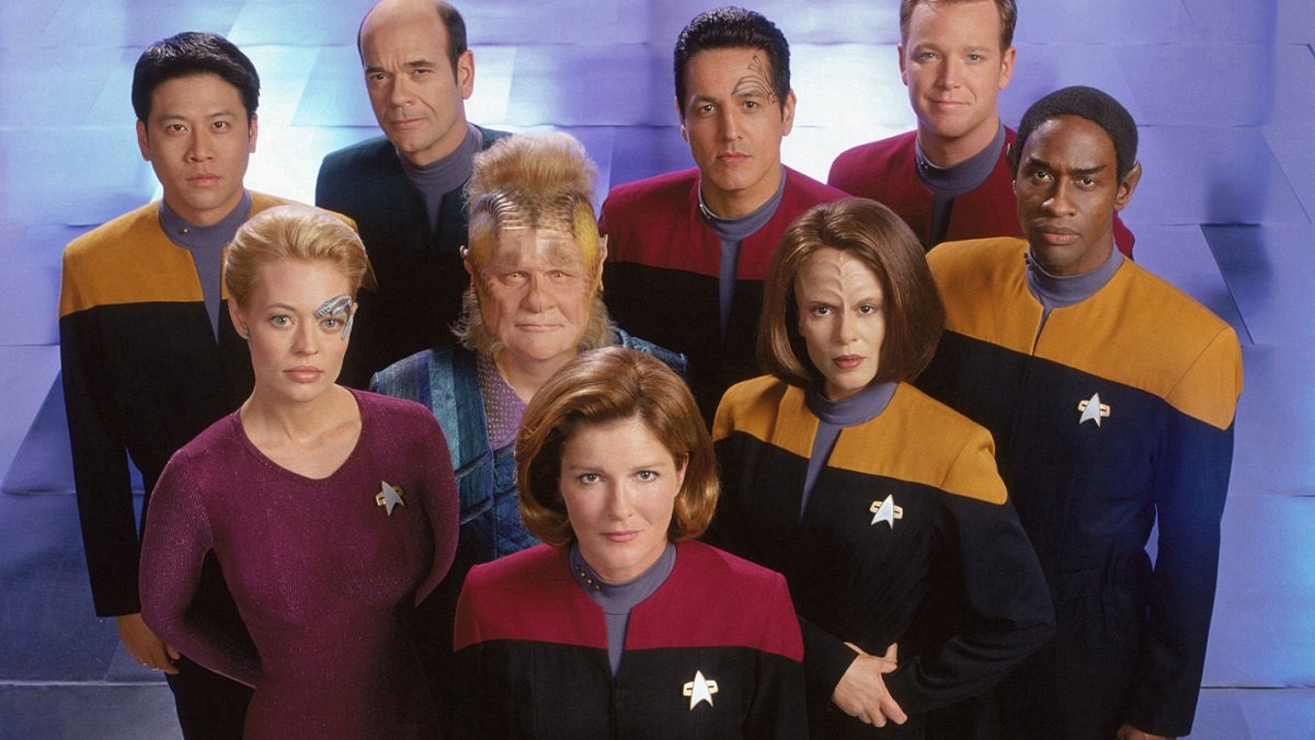 Star Trek: Voyager main cast.