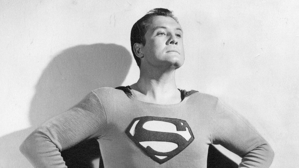 George Reeves as the Man of Steel, in the 1950s TV series The Adventures of Superman.
