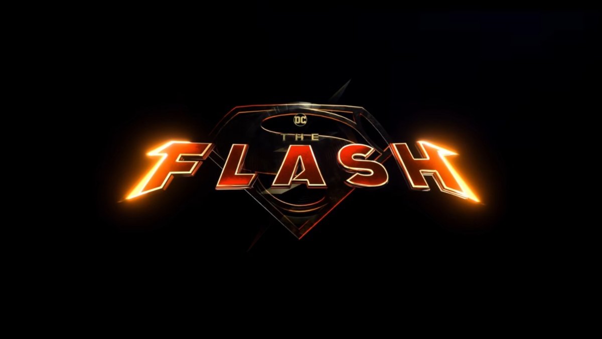 The Flash Logo with Superman background - Nic Cage will cameo as Superman in The Flash
