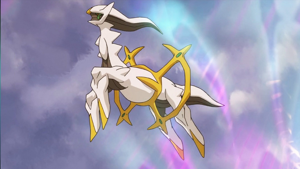 The mythical pokemon Arceus