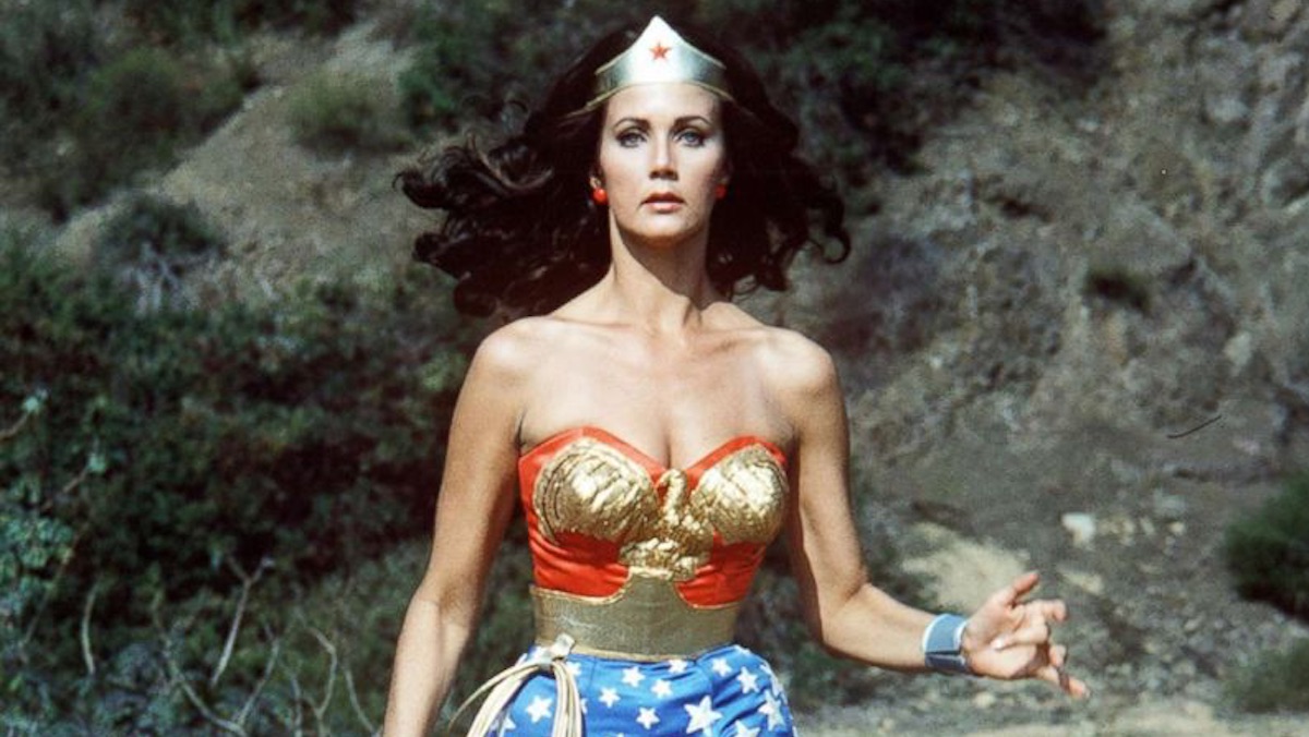 Lynda Carter as Wonder Woman in the 1970s TV series.